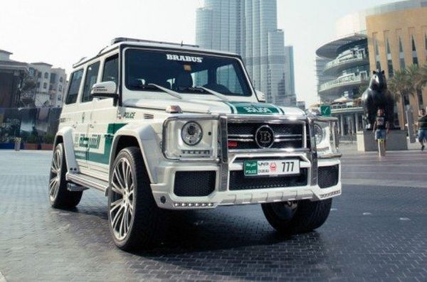 Fuoristrada Mercedes polizia Dubai